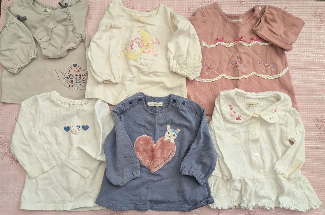 クーラクール ベビー服セット まとめ売り 保育園や公園用に 31着 コート付き