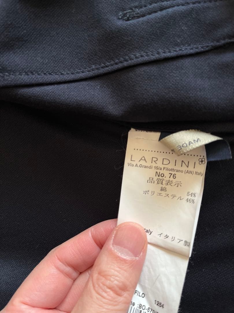 LARDINI テーラードジャケット ネイビー