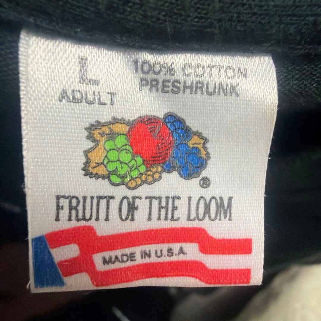 FRUIT OF THE LOOM タトゥー風プリント Tシャツ Lサイズ