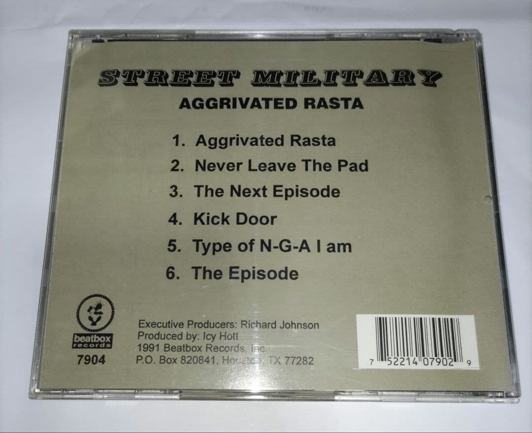 洋楽 STREET MILITARY AGGRIVATED RASTA g rap