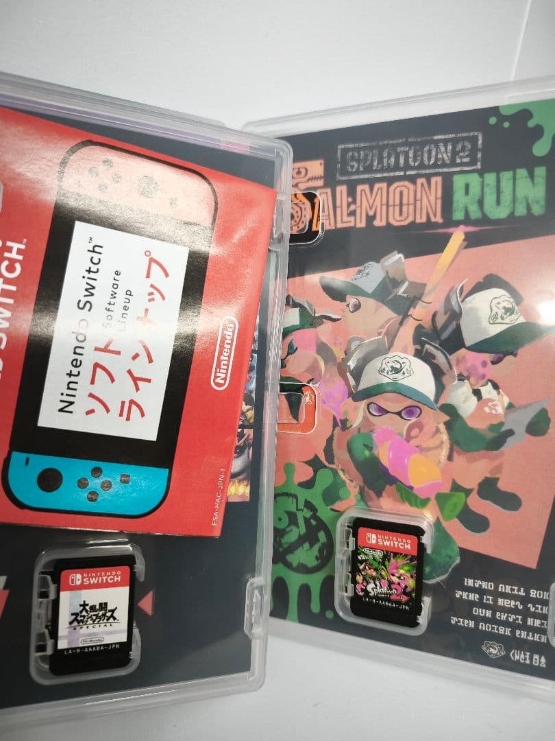 Switchソフト スプラ2 スマブラ ２個セット