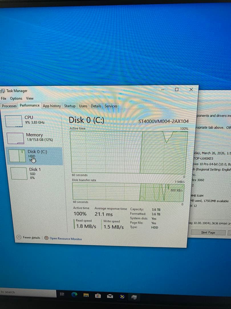 Windowsデスクトップ Dell OptiPlex 3060 / i7-8700 / RAM16GB
