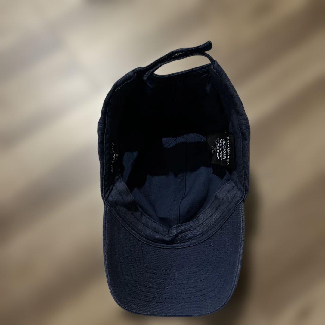 BALENCIAGA バレンシアガ キャップ ネイビー ベースボールキャップ