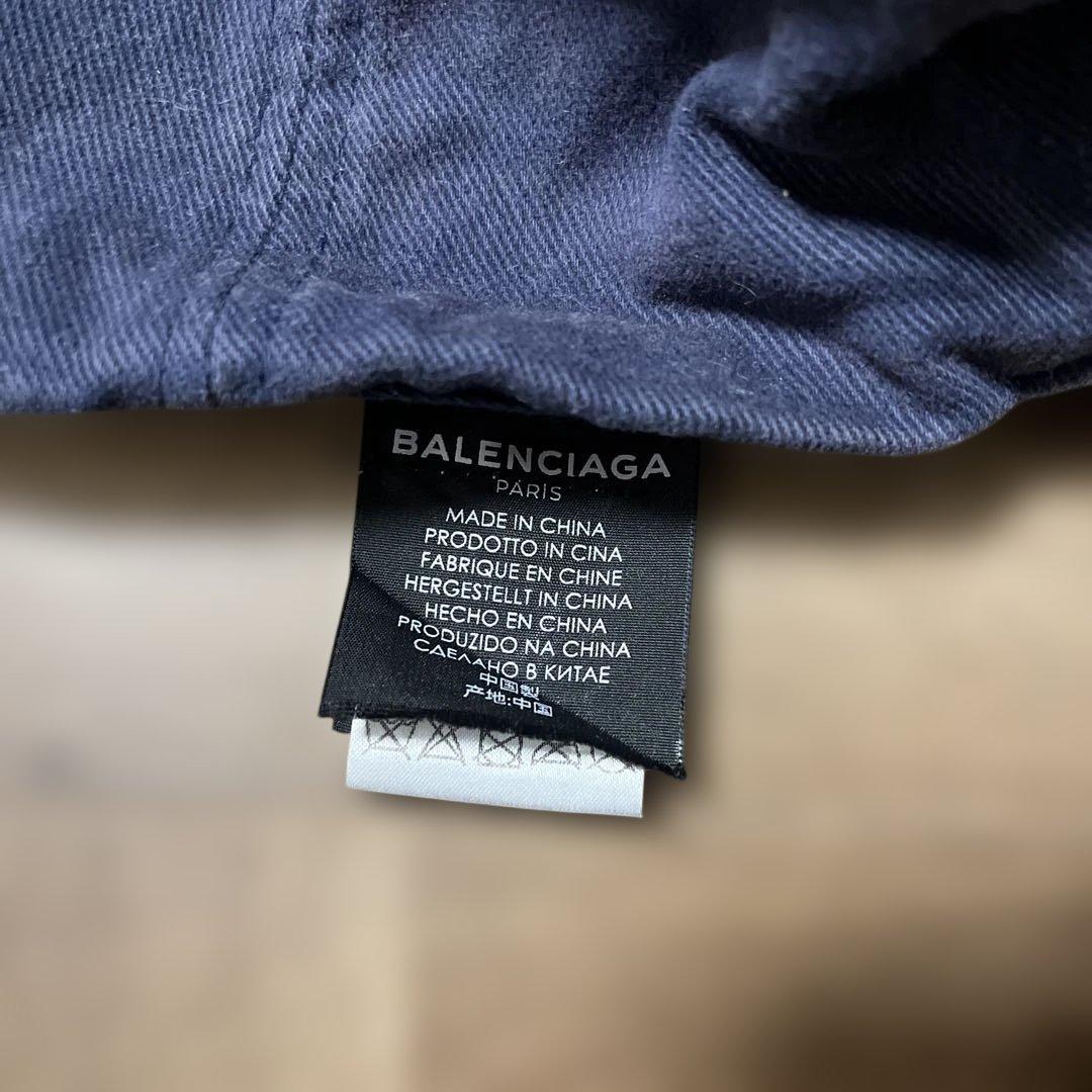 BALENCIAGA バレンシアガ キャップ ネイビー ベースボールキャップ