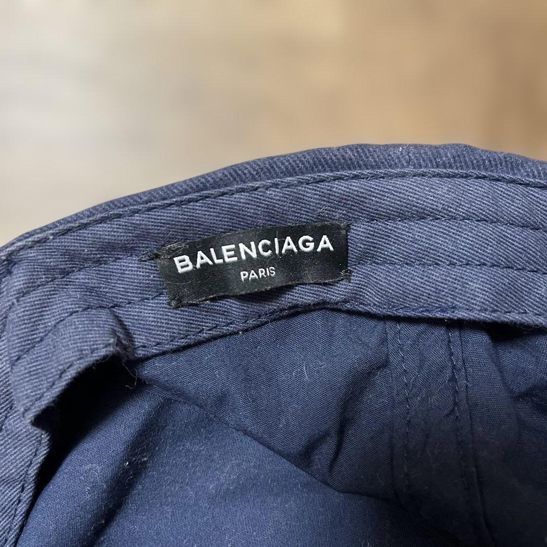 BALENCIAGA バレンシアガ キャップ ネイビー ベースボールキャップ