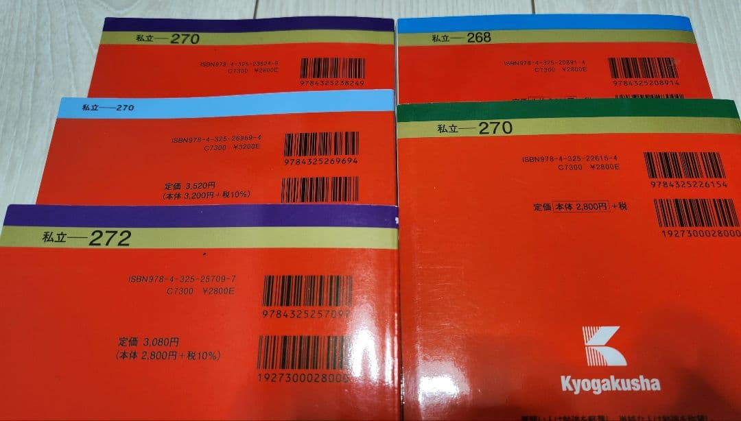 自治医科・東京慈恵会医科(看護)赤本 5冊・美品(26年は3年分収容)