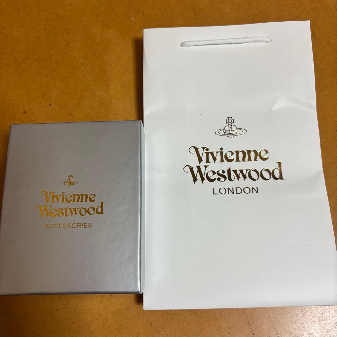 【ショッパー付き】Vivienne Westwood エナメル 三つ折り財布
