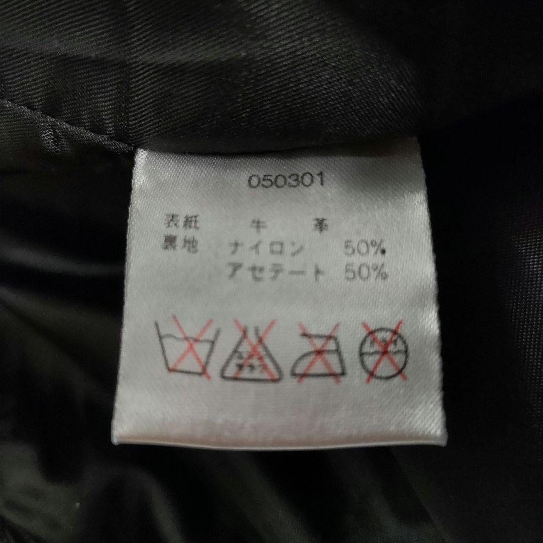 dual レザーパンツ本革 牛革 黒 30インチ