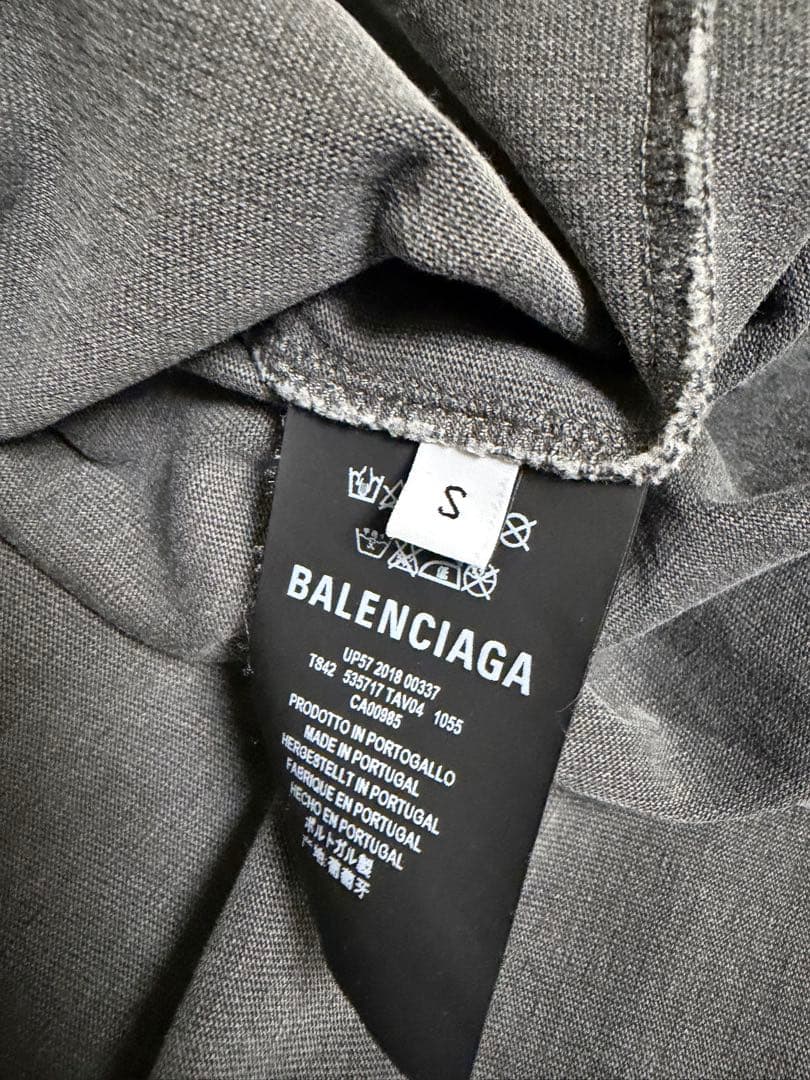 BALENCIAGA europa! Tシャツ S ダークグレー