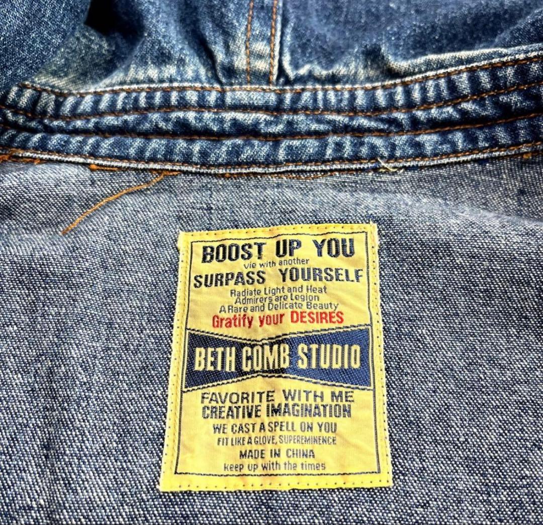 【雰囲気抜群】 80s90s BETH COMB STUDIO デニムジャケット