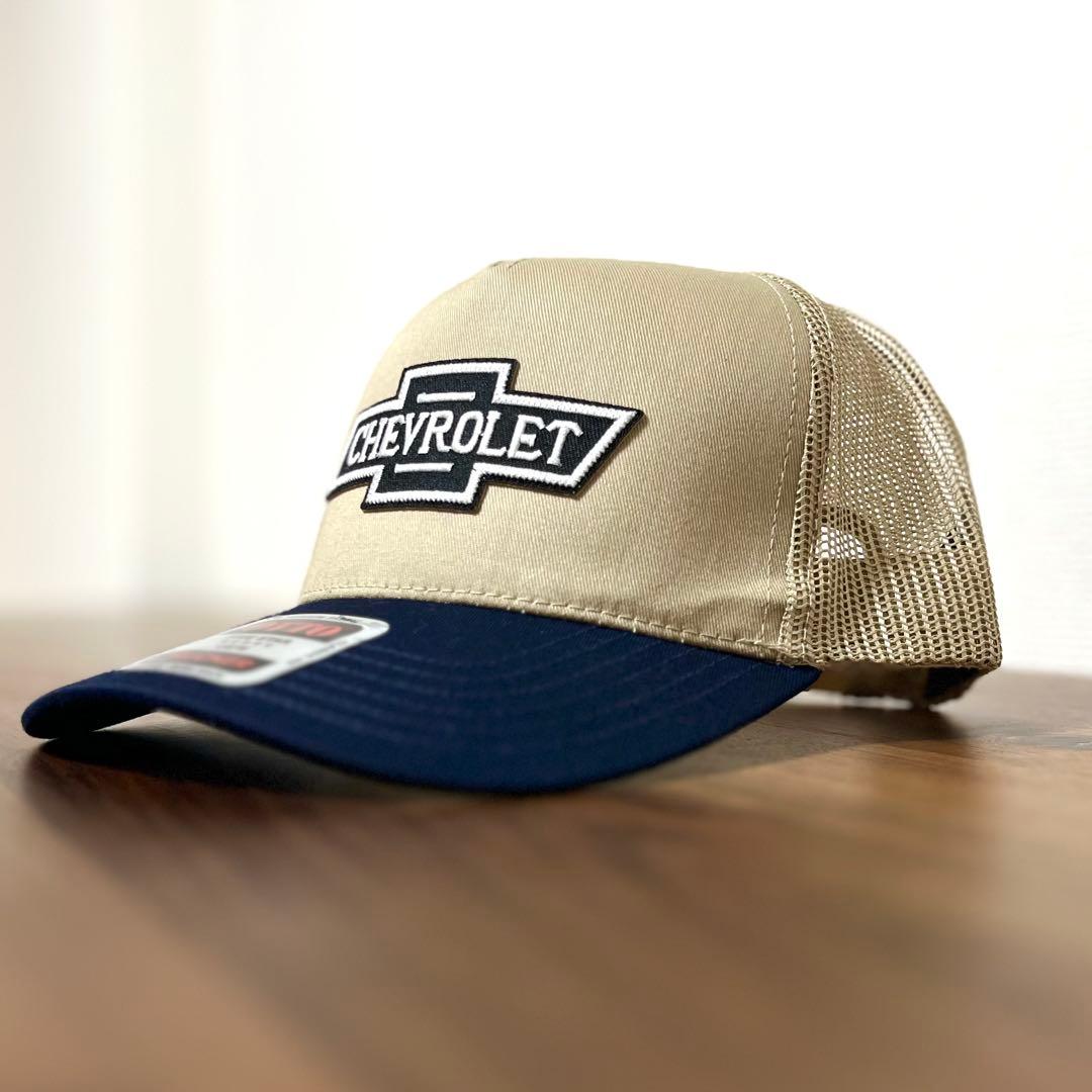 【90s chevrolet ビンテージワッペン】トラッカーキャップ アメカジ