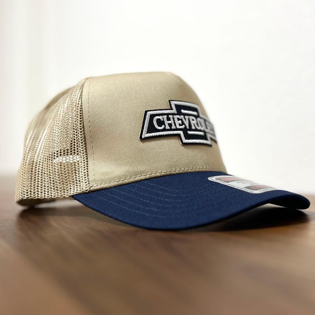 【90s chevrolet ビンテージワッペン】トラッカーキャップ アメカジ