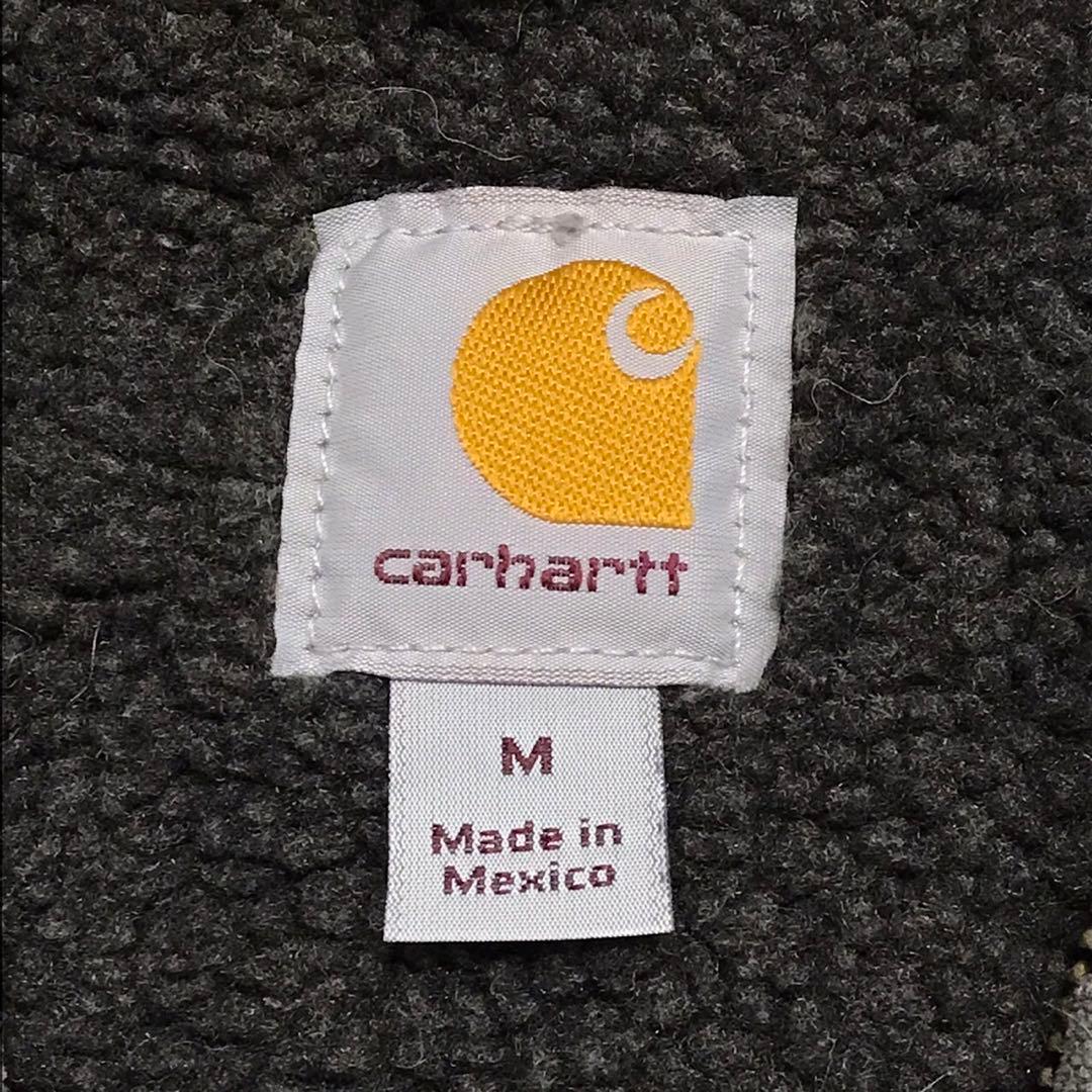 Carhartt カーハート　ダックベスト　内側ボア　ワッペンロゴ　M