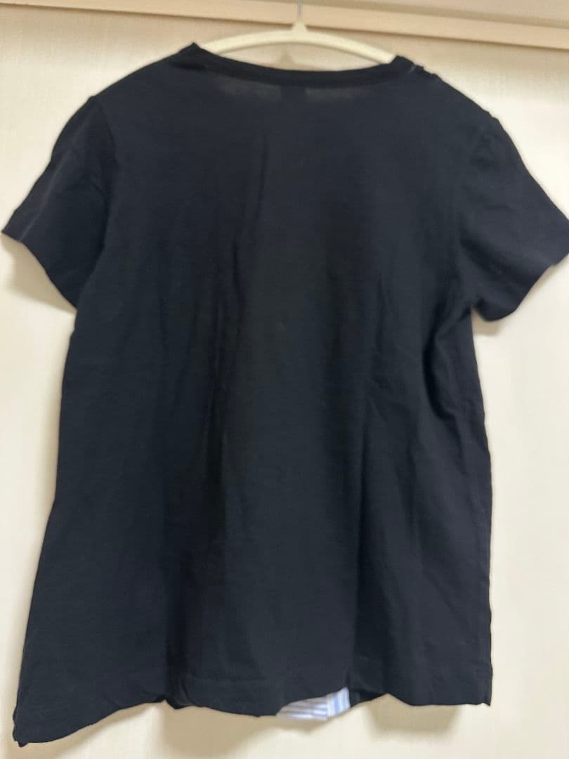 Y's ワイズ フリル切替 ストライプ カットソー Tシャツ ヨウジヤマモト2