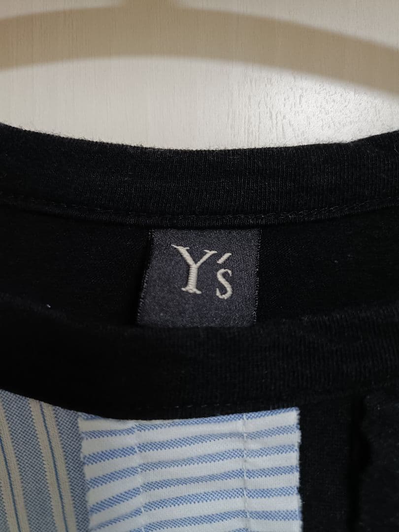 Y's ワイズ フリル切替 ストライプ カットソー Tシャツ ヨウジヤマモト2