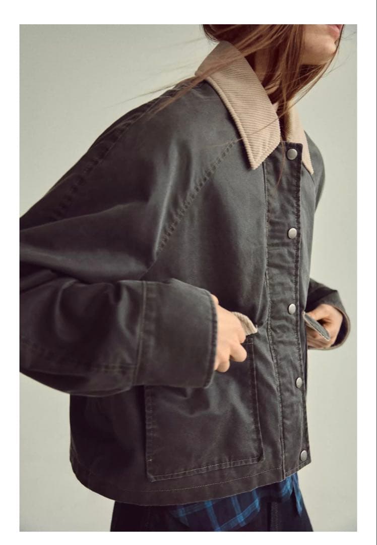 ZARA ザラ　コーデュロイカラージャケット　アウター