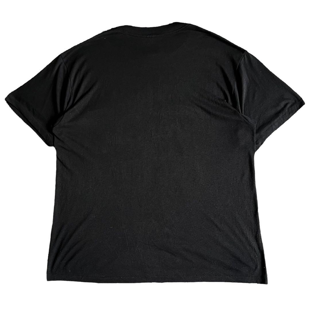 90s 3D emblem”GUN CONTROL”アートTシャツ ハーレー