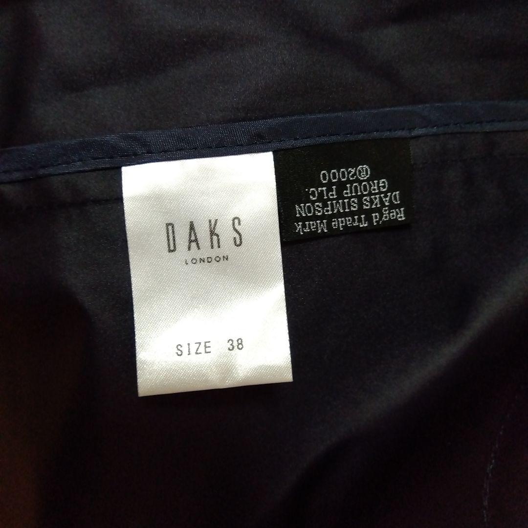 一昨年購入・定価85,000円★DAKS ダックス パーカー コート 38 濃紺