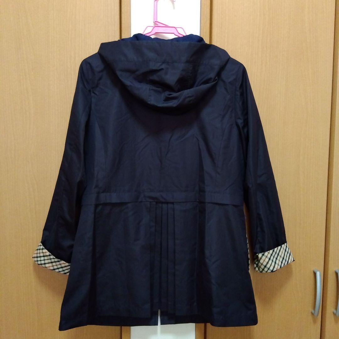 一昨年購入・定価85,000円★DAKS ダックス パーカー コート 38 濃紺