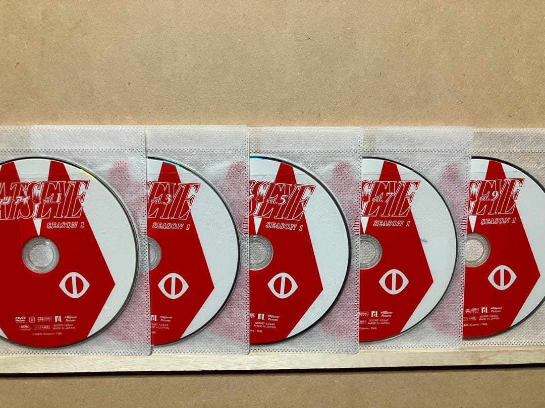 キャッツアイ SEASON 1 SEASON2 全18巻　DVDレンタル版