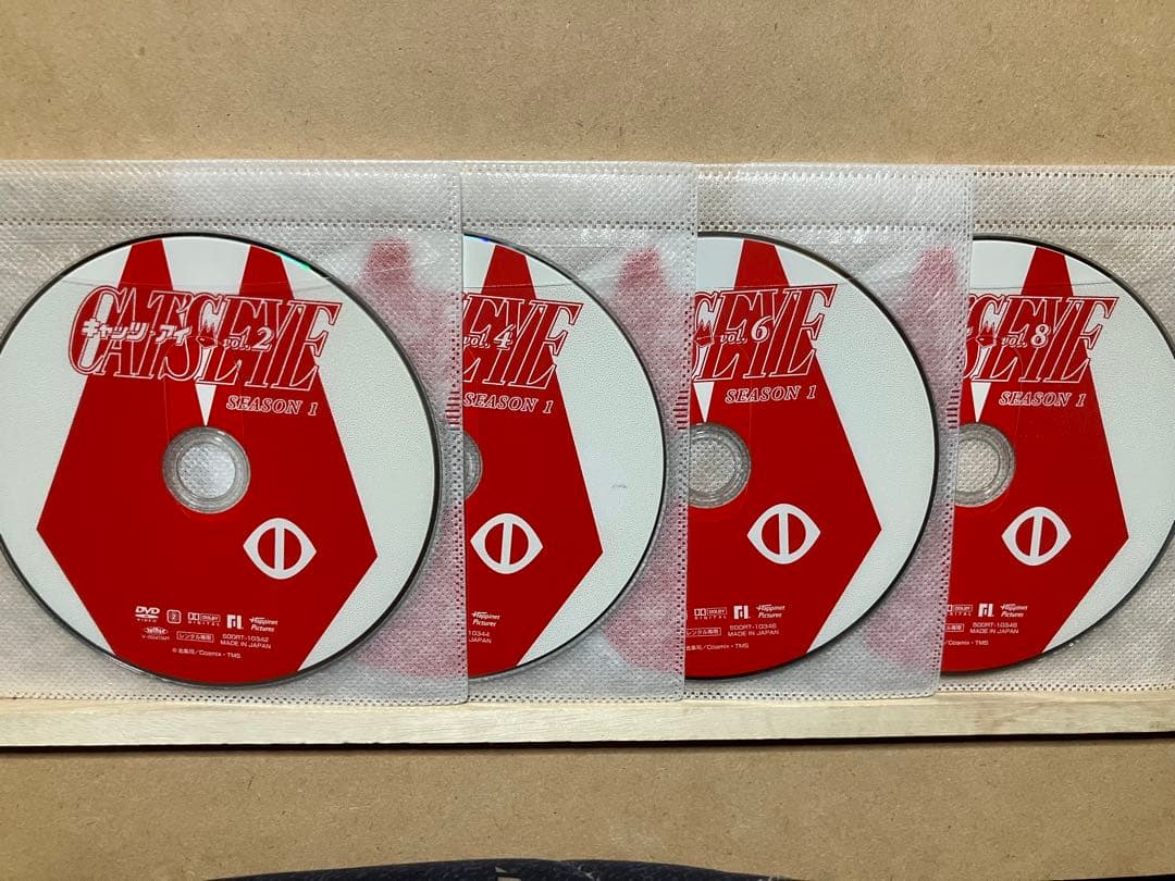 キャッツアイ SEASON 1 SEASON2 全18巻　DVDレンタル版
