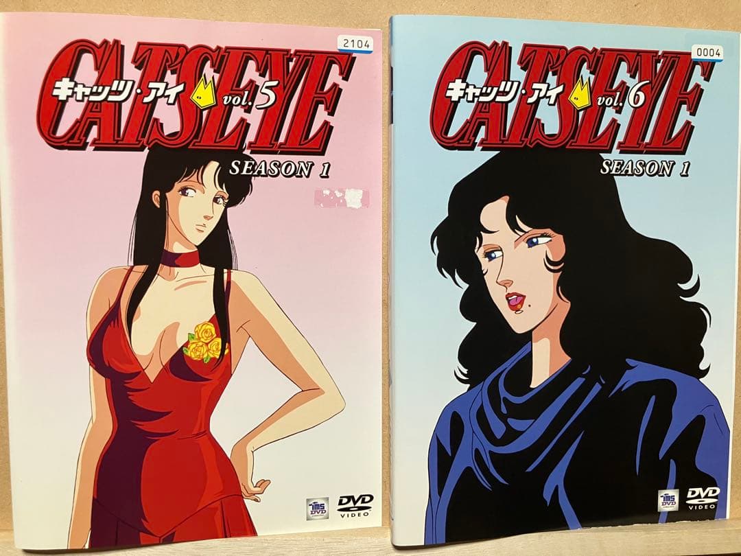 キャッツアイ SEASON 1 SEASON2 全18巻　DVDレンタル版