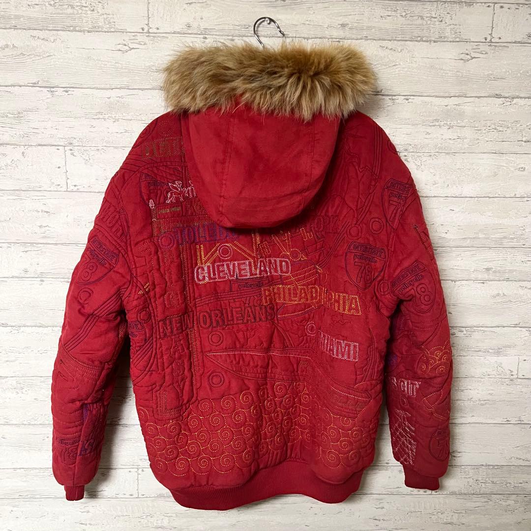 Pelle Pelle ゴールデンサイズ　激レア　レッド　ファージャケット