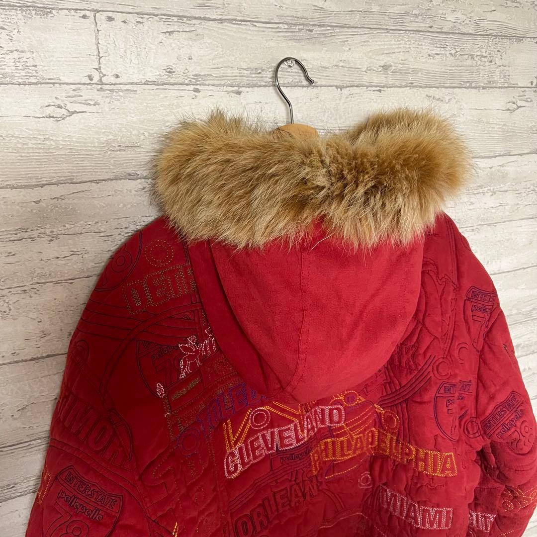 Pelle Pelle ゴールデンサイズ　激レア　レッド　ファージャケット