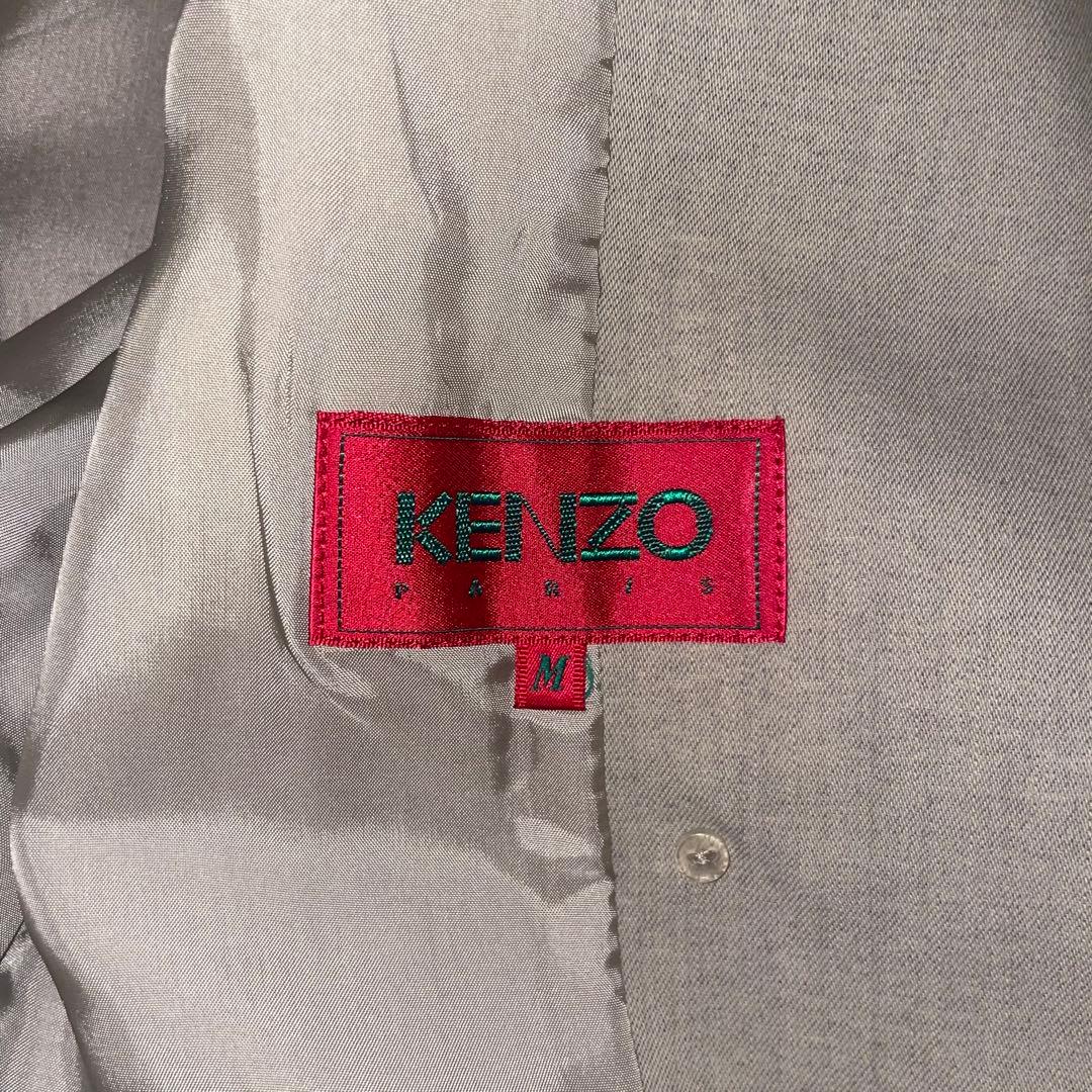 KENZO KIMONO JACKET ノーカラージャケット
