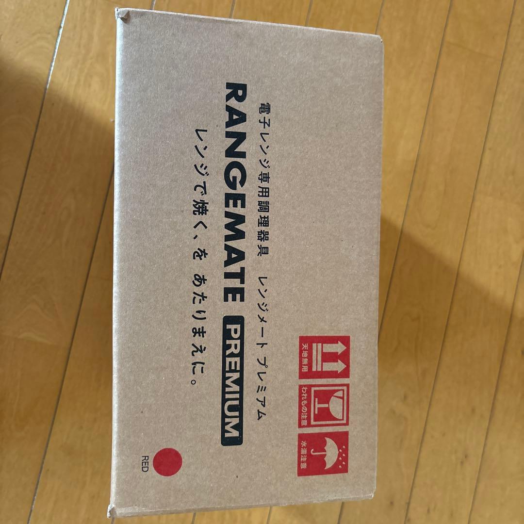 レンジメートプレミアム　電子レンジ調理器具 人気の赤色