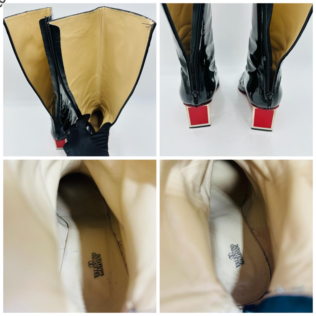VALENTINO GARAVANI　エナメル　ロングブーツ　サイズ37 ⑤