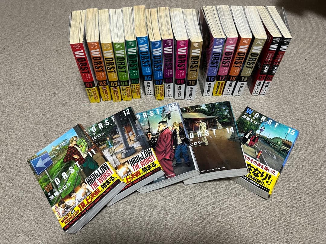 WORST 全巻セット 1〜19巻　外伝2巻　グッズ付き