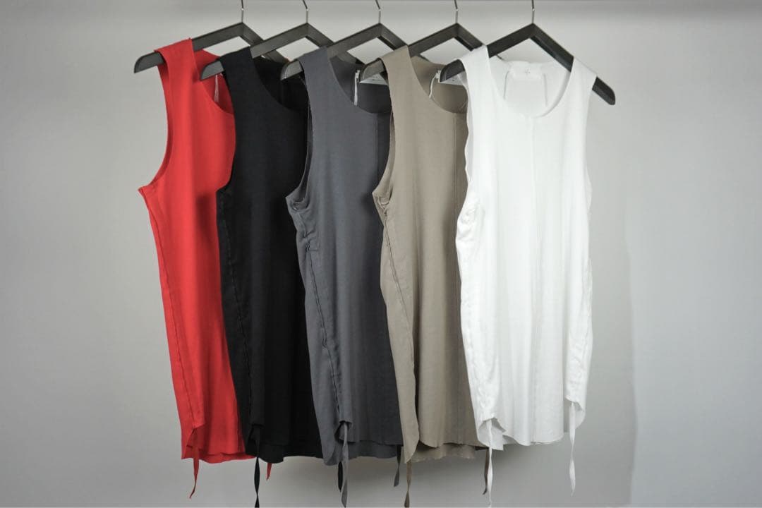 トップス ASKYY DRAWSTRING TANKTOP