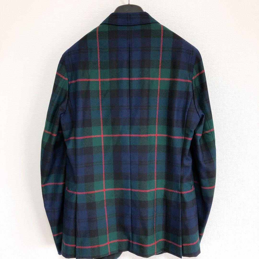 【美品】ポールスミス ジャケット Lサイズ相当 ブラックウォッチ柄 グリーン系