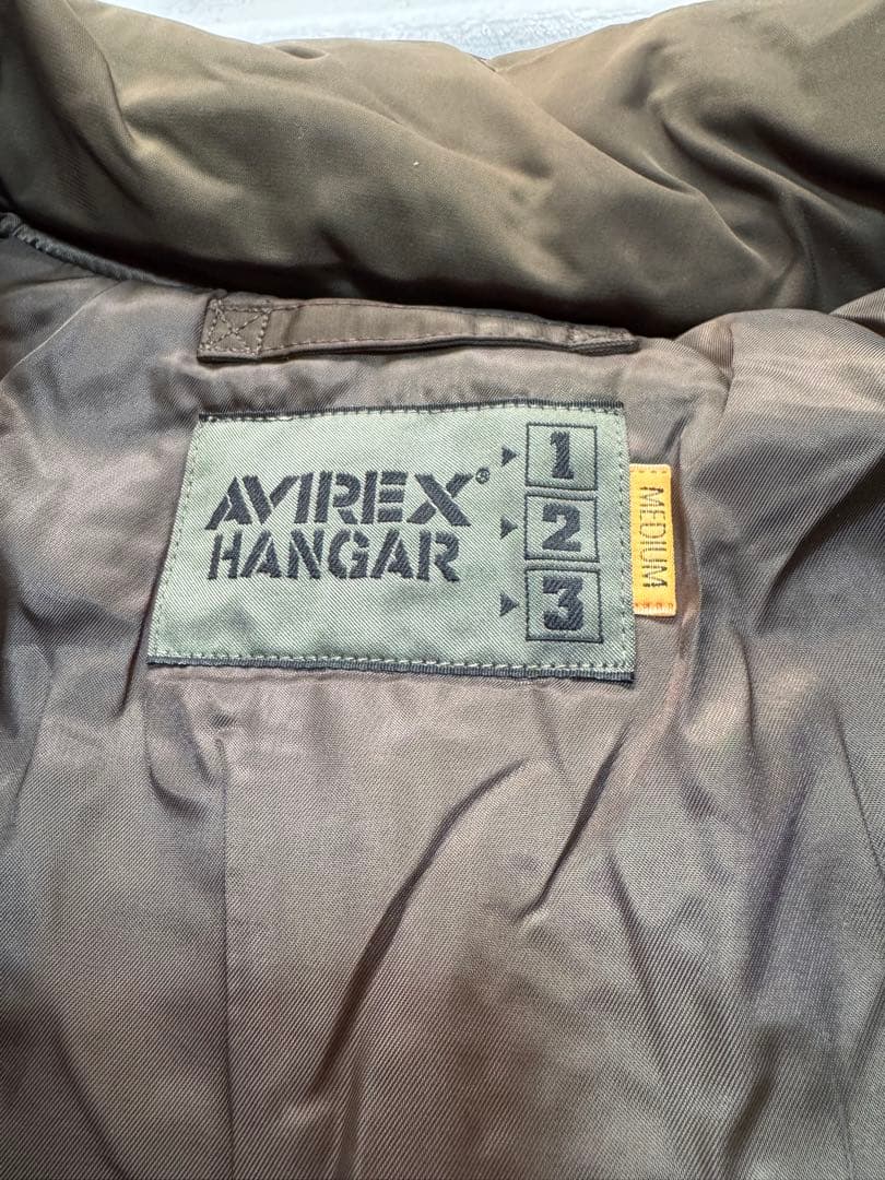 希少 美品AVIREX TOPGUN カーキ メンズMsize