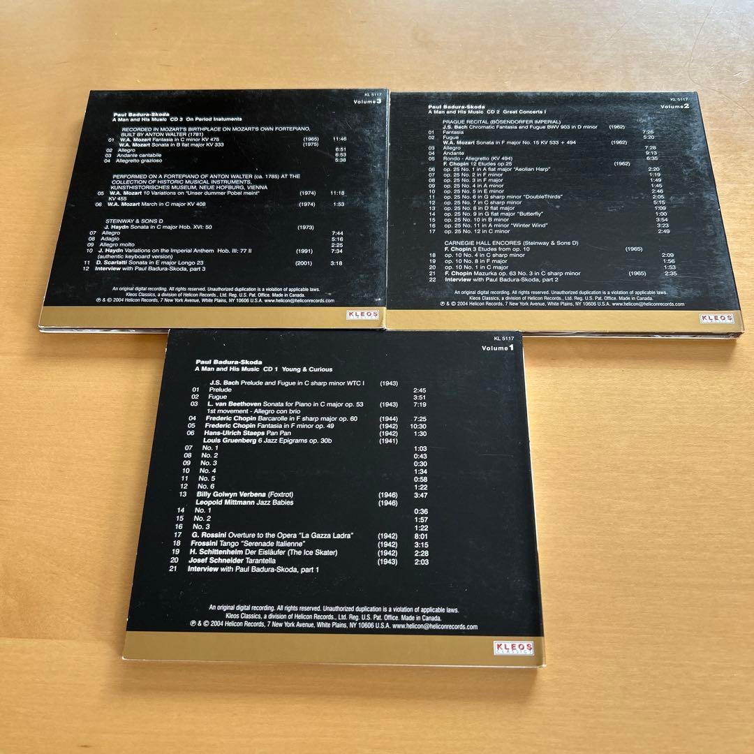 廃盤CDBOX7枚組　パウル・バドゥラ=スコダ / 人と音楽(7CD)75歳記念