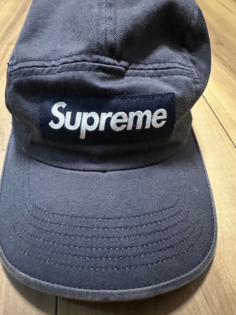 Supreme ネイビーキャップ