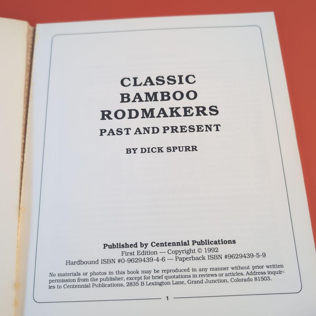 趣味・スポーツ・実用 CLASSIC BAMBOO RODMAKERS