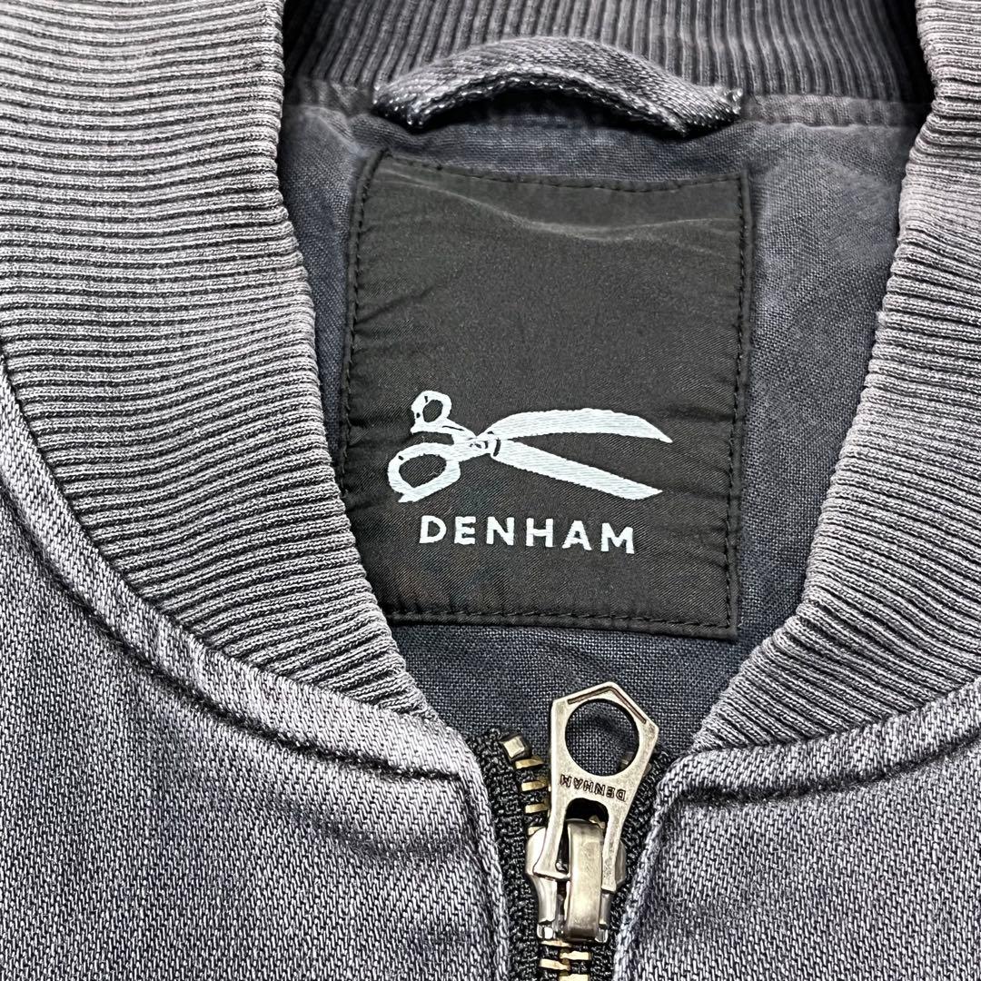 ジャケット・アウター 900 DENHAM APEX BOMBER Washed Black Sz S