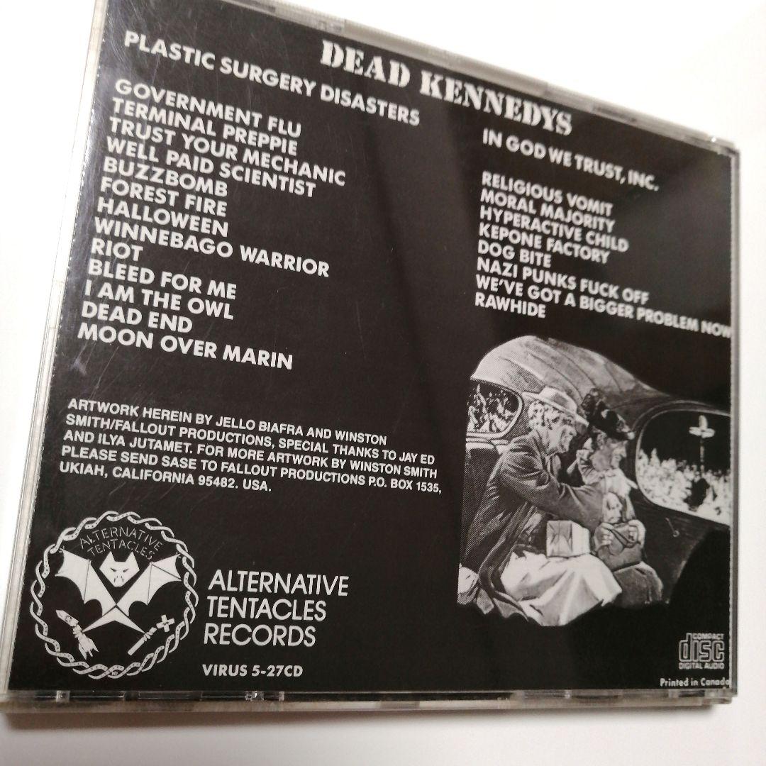 洋楽 DEAD KENNEDYS PLASTIC SURGERY DISASTERS