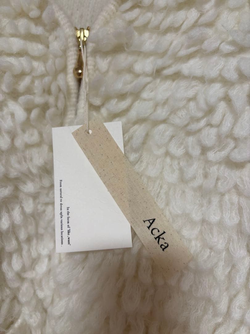 トップス acka loop knit cardigan