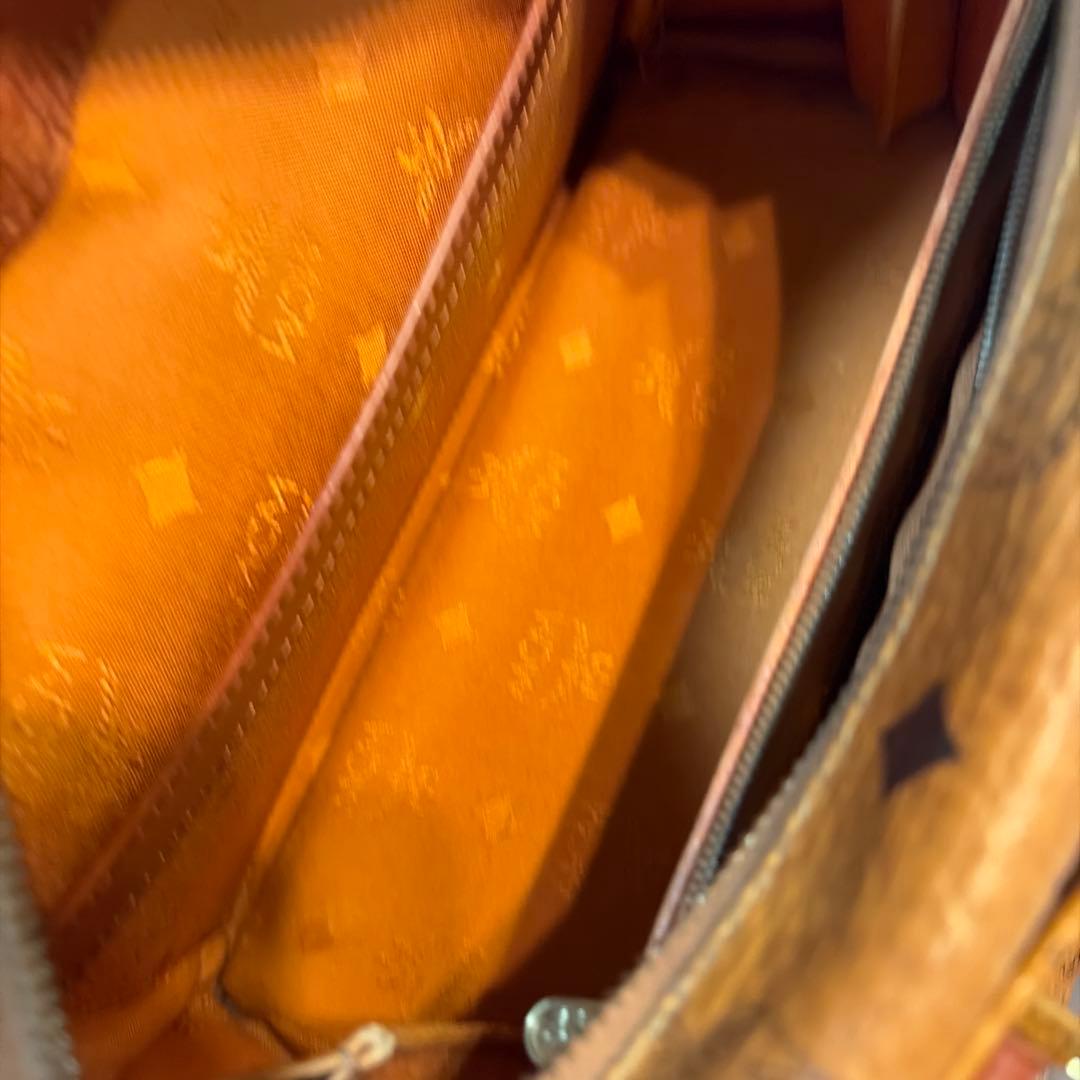 MCM ボストンバッグ ブラウンレザー 最安値！
