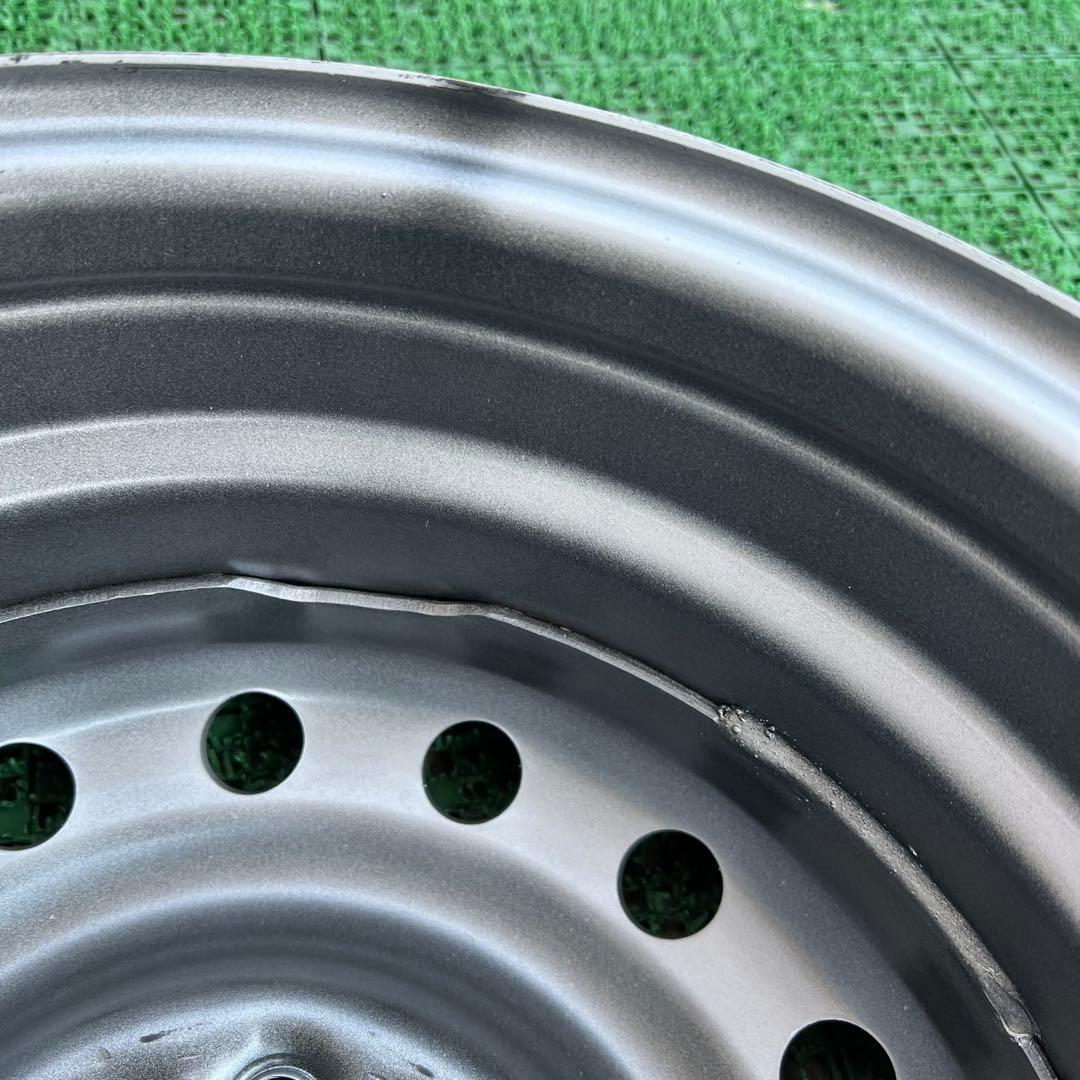 トヨタカローラルミオン オーリス 15インチスチールホイール シルバー色2本①