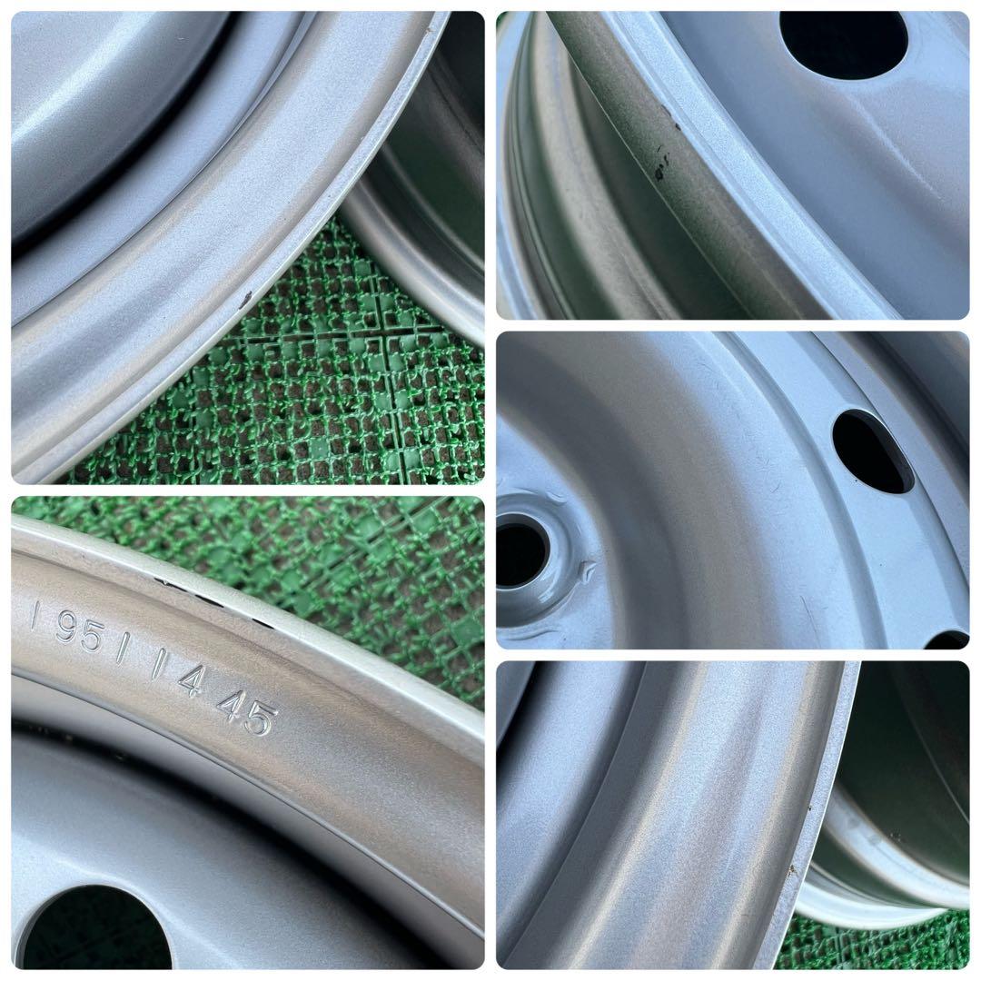 トヨタカローラルミオン オーリス 15インチスチールホイール シルバー色2本①