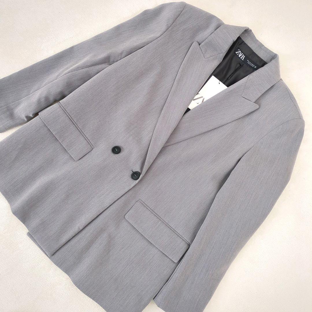 新品未使用 ZARA ダブルブレスト仕様 オーバーサイズブレザー Mサイズ