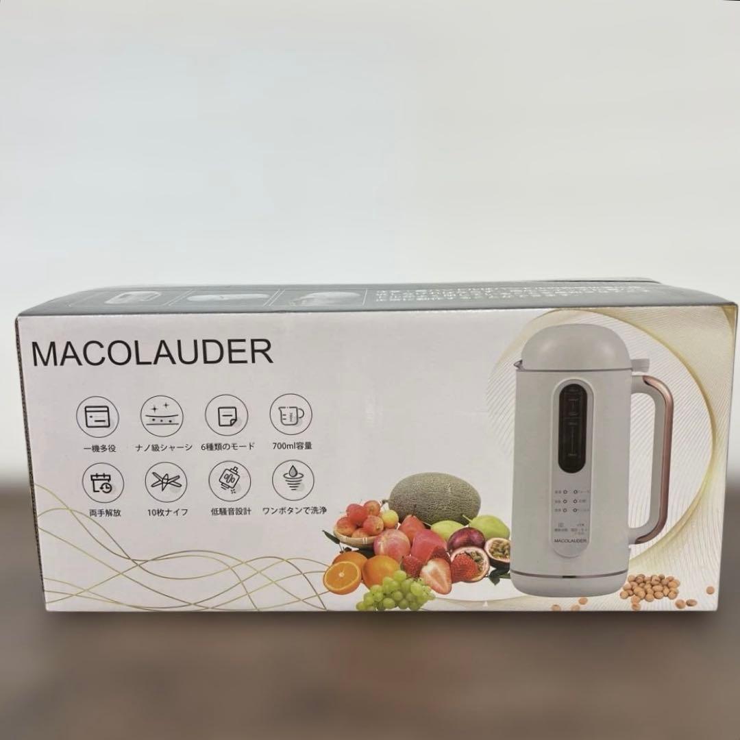 261070 MACOLAUDER 豆乳機　日本語版 900ML