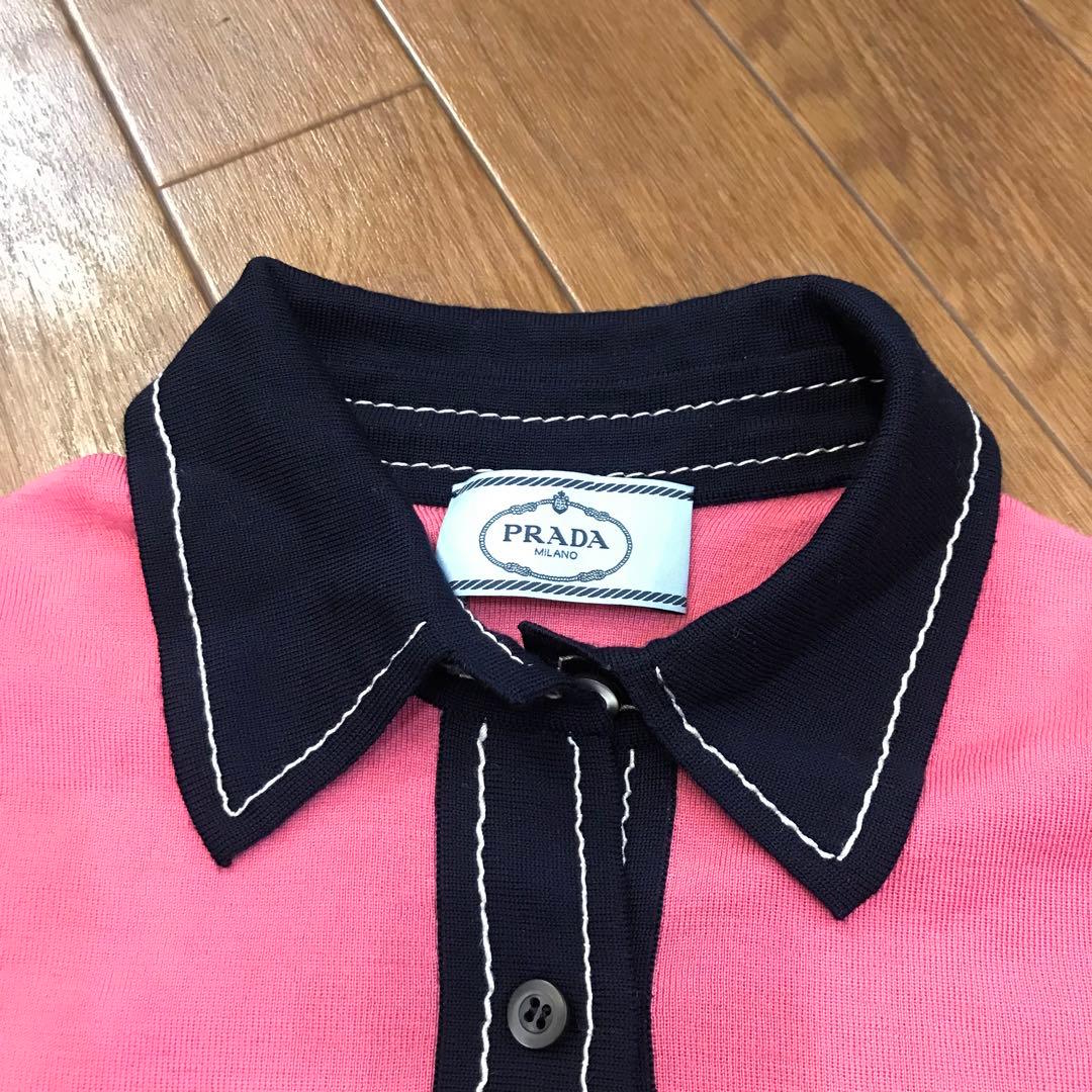 PRADA プラダ ニットポロシャツ