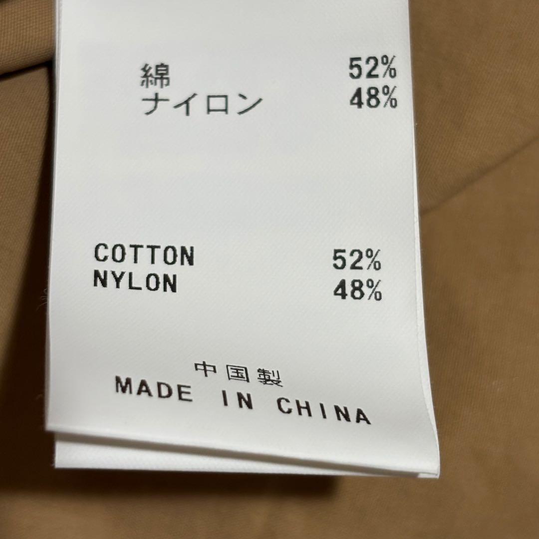 現行モデル 美品 ヤッコマリカルド 9分丈 スプリングコート 軽量スタンドカラー