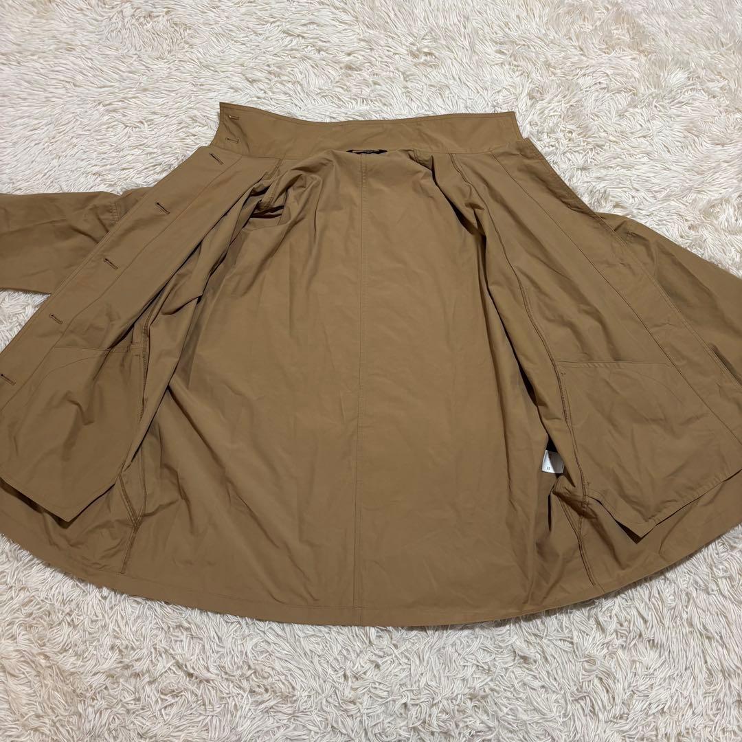 現行モデル 美品 ヤッコマリカルド 9分丈 スプリングコート 軽量スタンドカラー