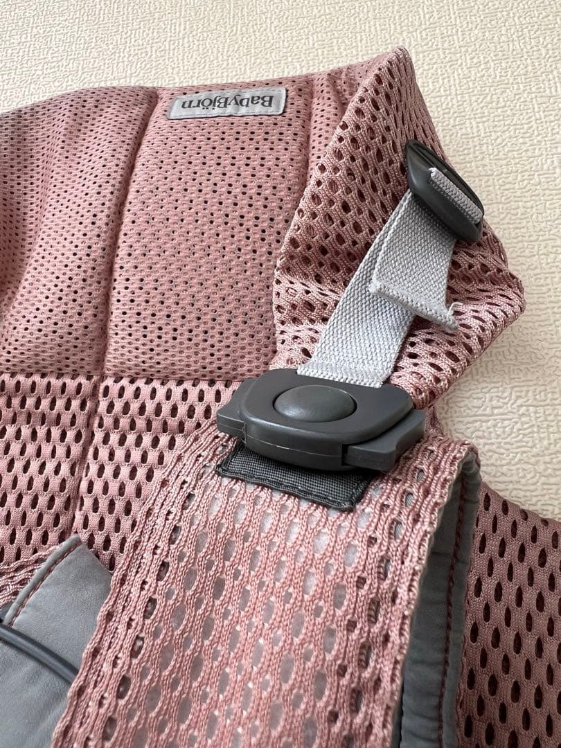 BabyBjorn MINI ダスティピンク 抱っこ紐 メッシュ